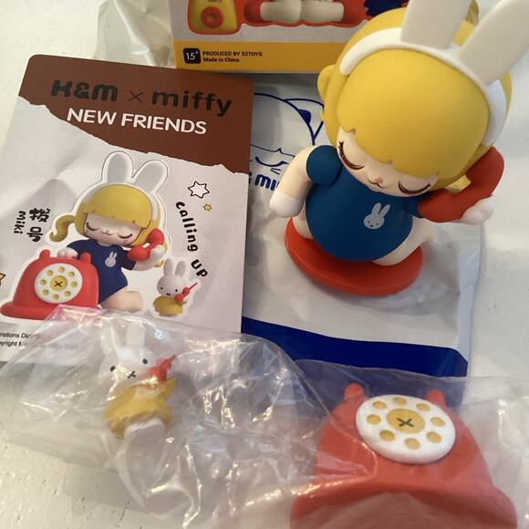 Kimmy & Miki x Miffy x 52Toys New Friends Calling Up Blind Box - Picture 3 of 3